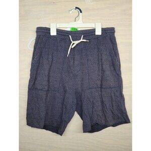 Marine Layer Men's SZ M Sweat Shorts Tropical Pocket Supima Cotton Drawstring